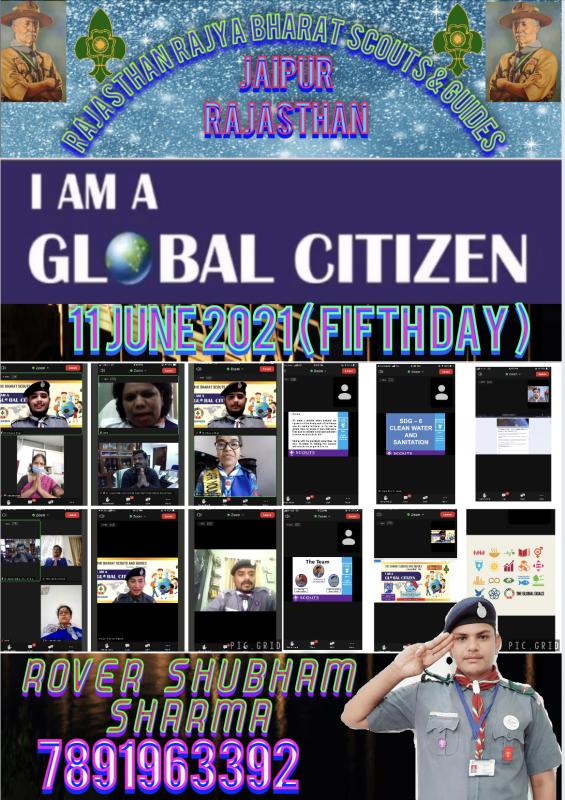 I am a global citizen online event SDGs 