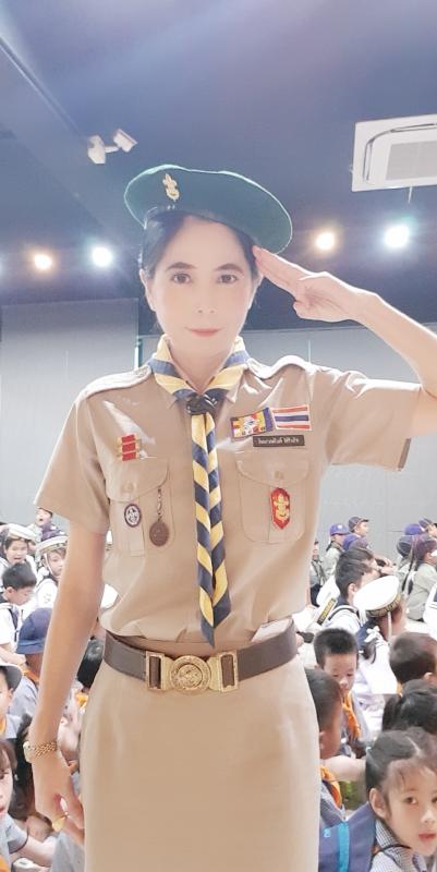 คณะลูกเสือจันทศิริวิทยามาต้อนรับลูกเสือต่างชาติ