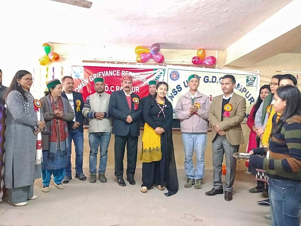 Selected as Gender Champion on International Women's Day from R&R unit Rampur Bushahr.