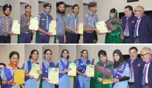 Honble Chief Minister of Jammu & Kashmir Mtr. Mehbooba Mufti appreciates role of Scouting & Guiding Movement, says youth development is J&K Govt’s priority