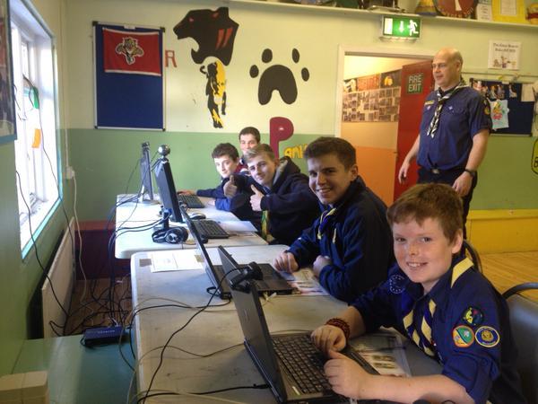 Scouting Ireland - Gleann na Boinne scout county taking part in JOTA/JOTI