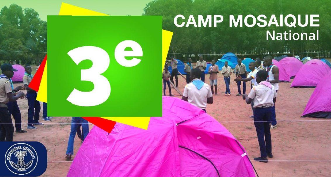 Camp Mosaique National 3ème édition Akodéha 2017 (Scoutisme Beninois)