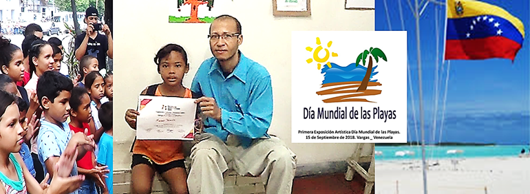 Primera Exposición Artística Día Mundial de las Playas, y Finalización del Curso “Iniciación al Dibujo y la Pintura”. Gestión Artística y Cultural