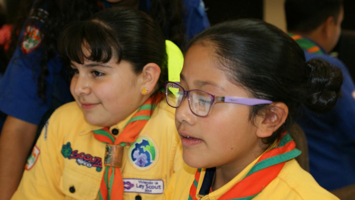 La sección de Manada de lobatos y Lobeznas del Grupo 7 de SLP, también estuvo presente y muy activa participando en el Jota Joti 2014