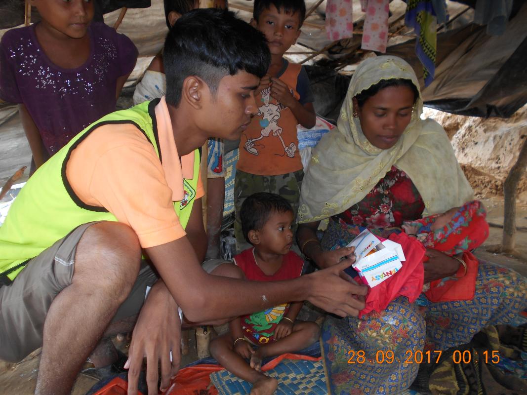 Voleintering on Rohunghay Camp 