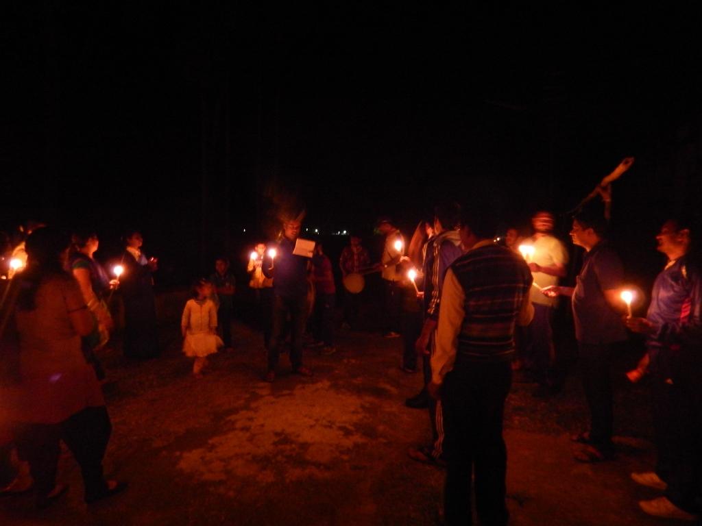 Earth Hour 2017 at KV Hasimara
