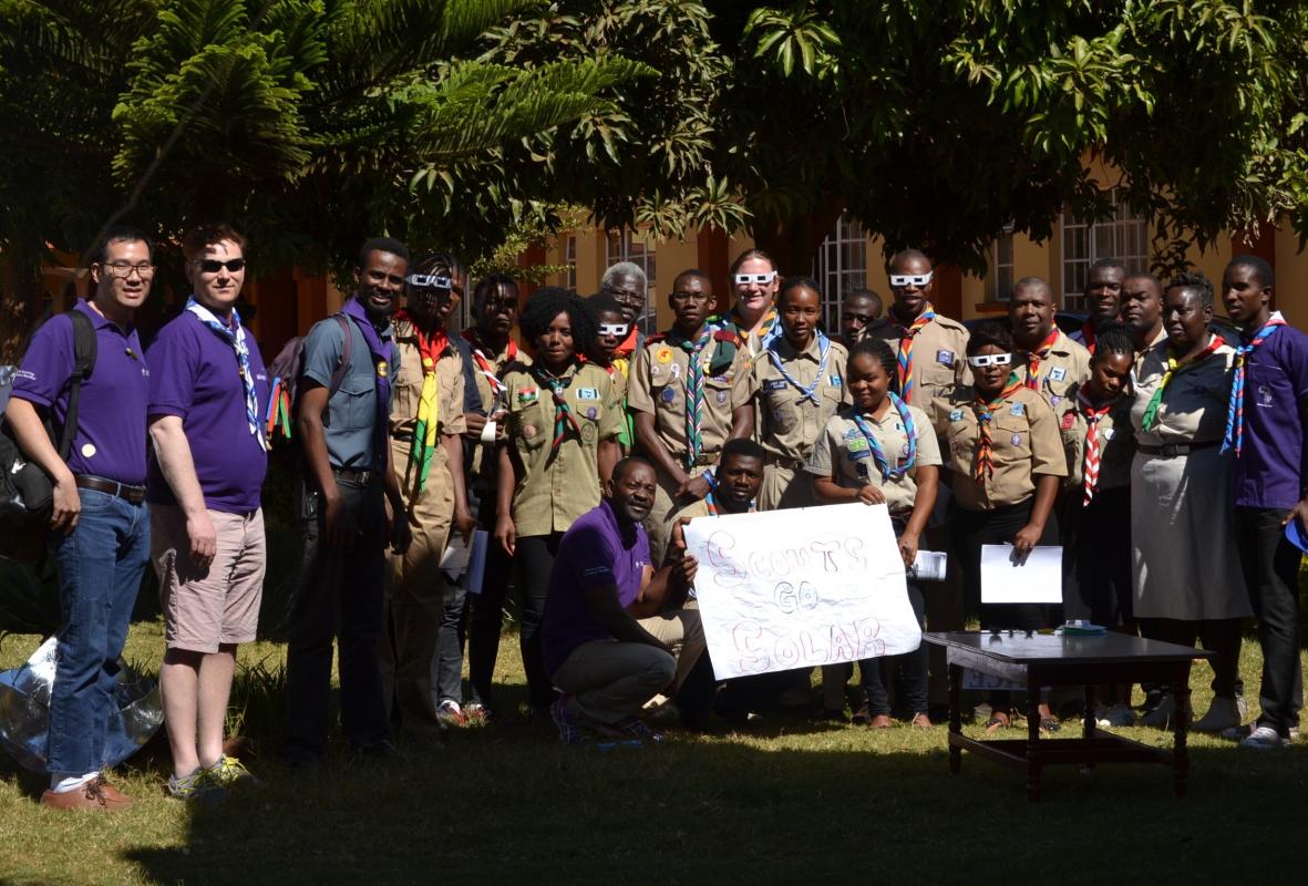 SCOUTS GO SOLAR  APPETISER WORKSHOP DURING SOUTHERN ZONE CONFERENCE