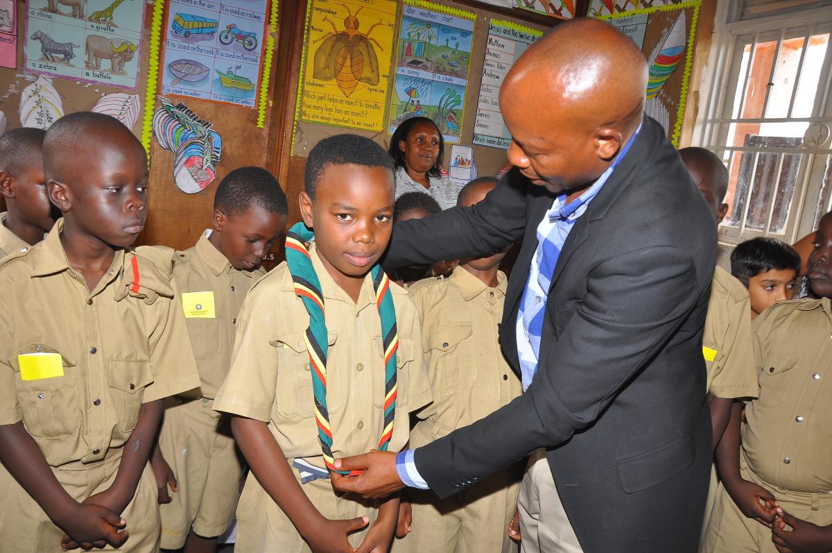 Scouting in Schools Uganda - Investitiure Ceremony