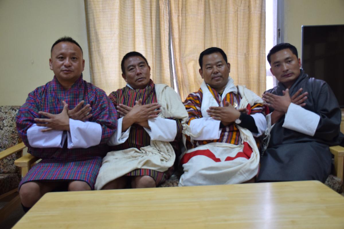  BHUTAN SCOUTS ASSOCIATION CELEBRATES THE PROMOTION OF ITS TRAINING COMMISSIONER!