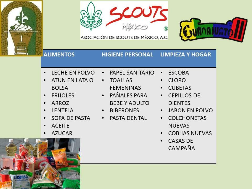 México nos necesita, Siempre Listos 