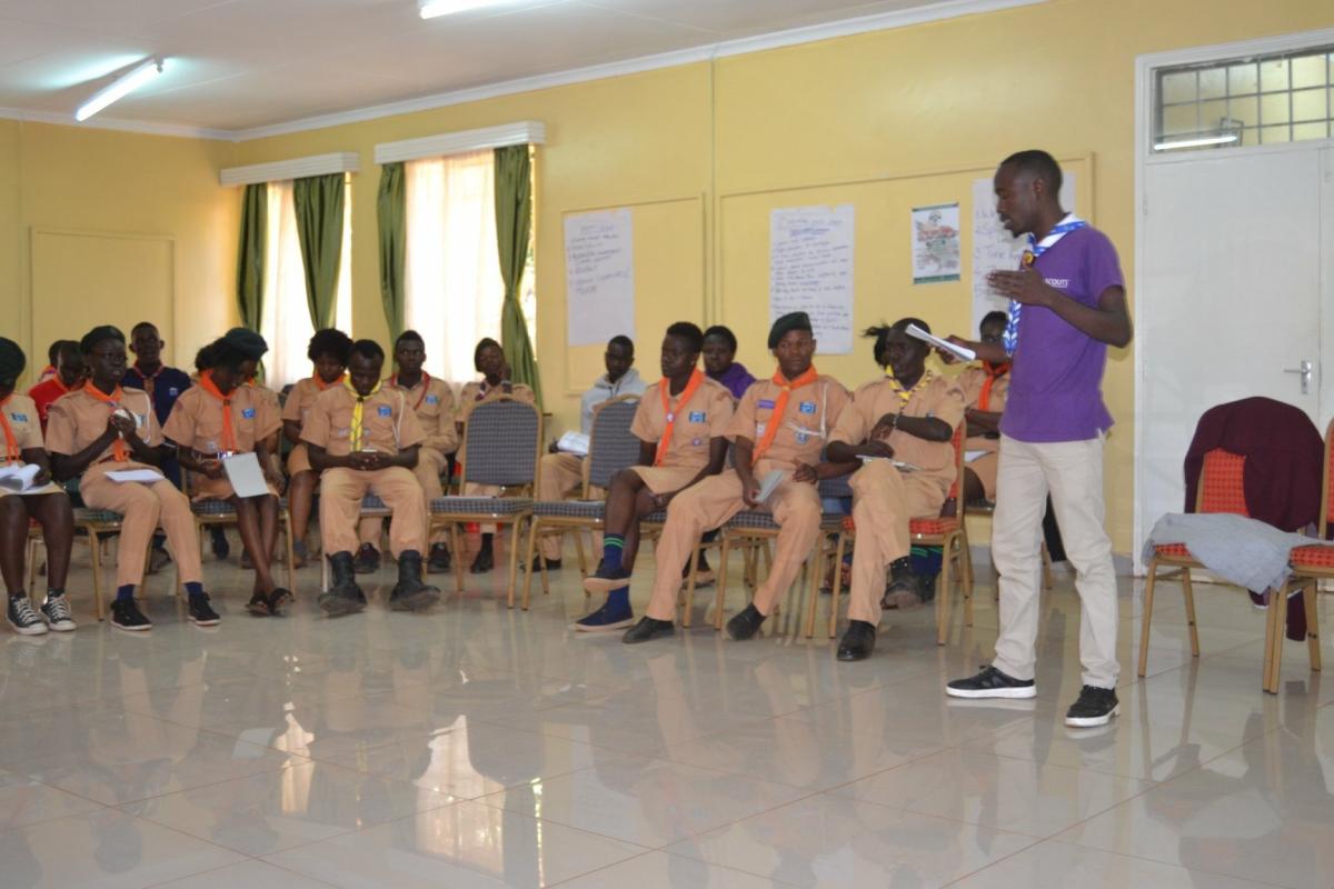 Messengers of Peace training during the National Youth Forum 