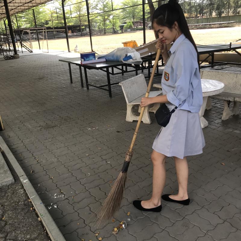 ทำความสะอาดวิทยาลัย
