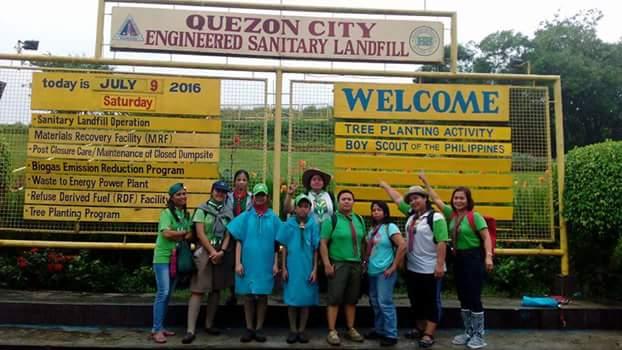 BPES Scouts Participate Tree Planting