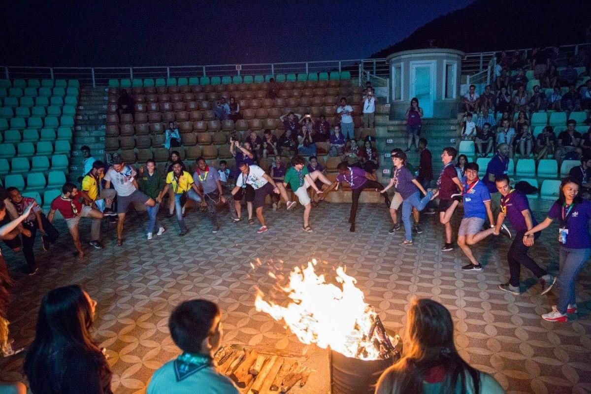 Campfire at the 13th WSYF