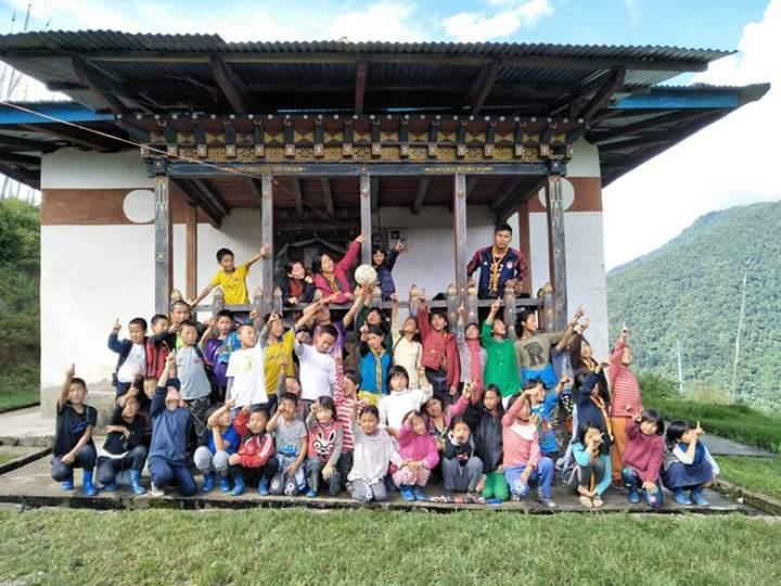 Samey Nachung Scouts on hiking