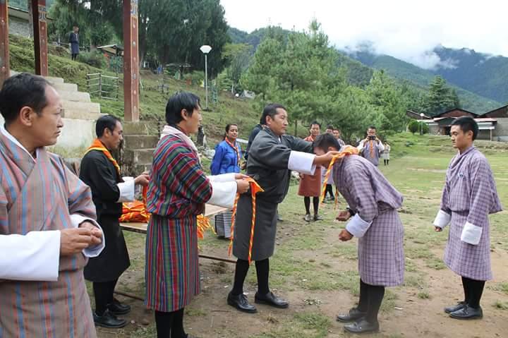 Scout committment ceremoney