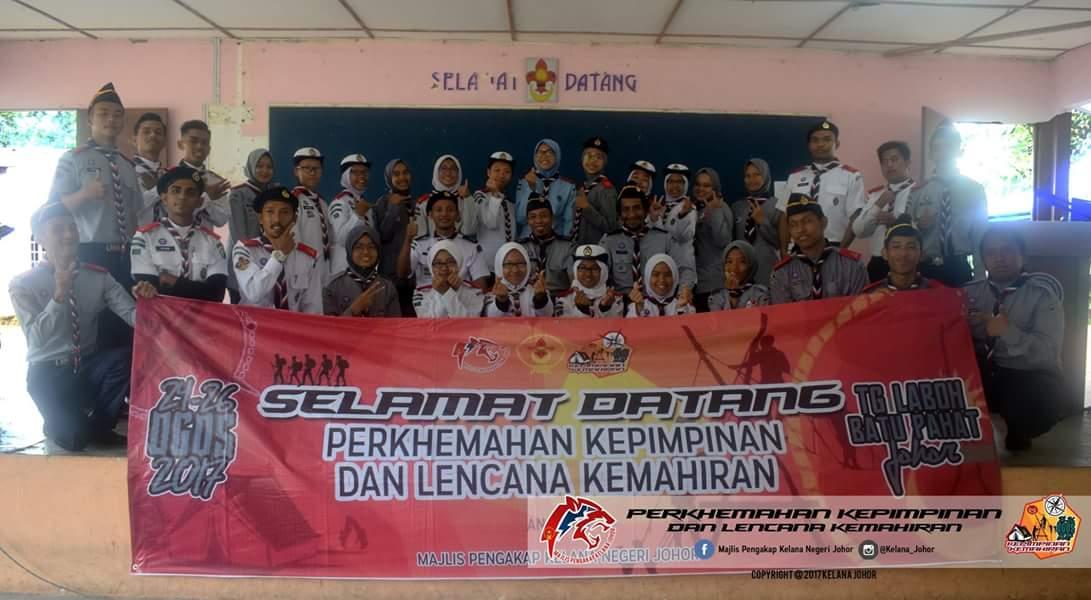 PEKHEMAHAN KEPIMPINAN DAN LENCANA KEMAHIRAN KELANA PERINGKAT NEGERI JOHOR 2017.
