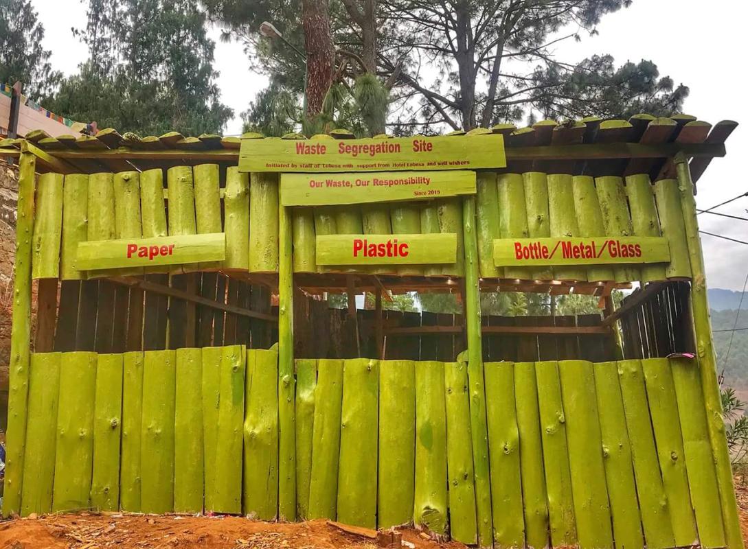 waste segregation side work done