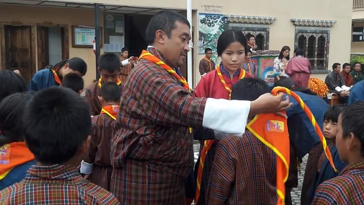 Investiture Ceremony for Nazhoen, Nachung and Chechay in Buli Central School 