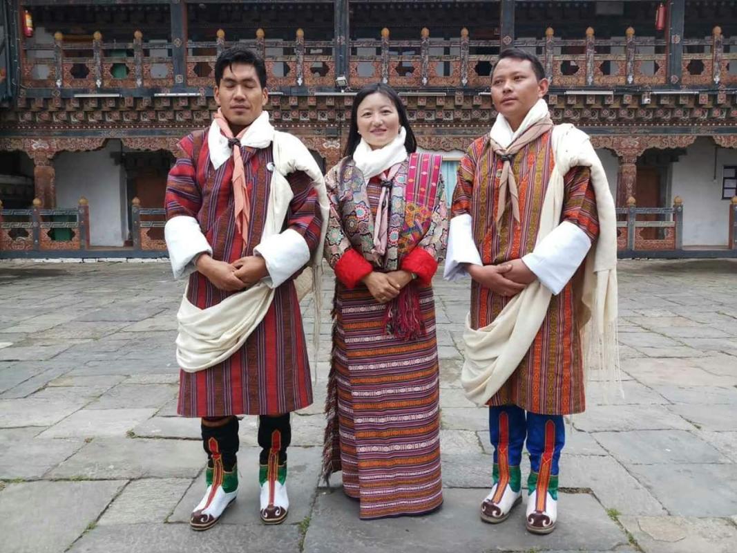 Bhutan Scout Association awarded Scout Service Award to three Scout Leaders. 