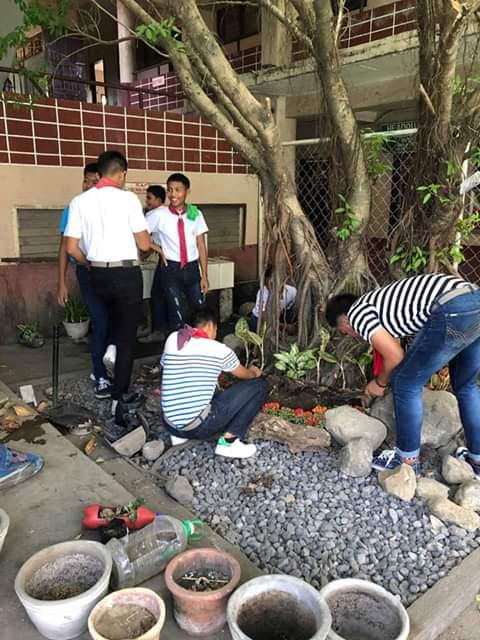 DAY 1 of the 2019 Brigada Eskwela Clean Up Drive and Development Project 