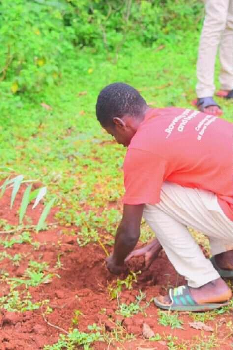 During Environmental Day, we campaign against cutting of trees, teenagers pregnancy and we planted 100 trees,we cleaned Siaya town and educated people the important of environment