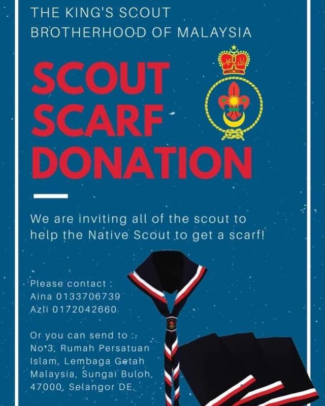 Scout Scarf Donation. 