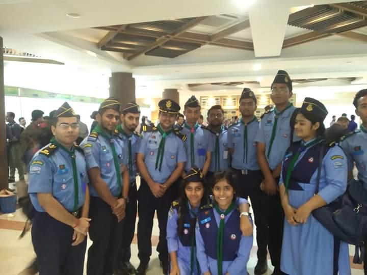 ROVER SCOUT'S SERVICE AT TAX FAIR DHAKA 2019

