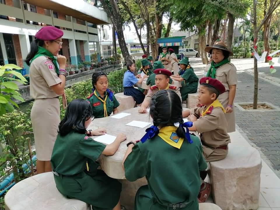 การจัดกิจกรรม​ฐาน​ ของ​Messengers​ of peace.