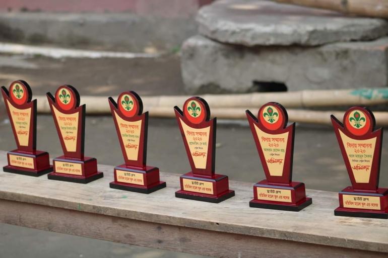 মতিঝিল মডেল স্কুল অ্যান্ড কলেজ স্কাউটস গ্রুপ এর এসএসসি পরীক্ষার্থীদের বিদায় সম্মাননা