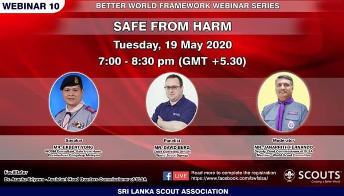 "Safe From Harm" 
Webinar No 10 
Better World Framework Webinar Series