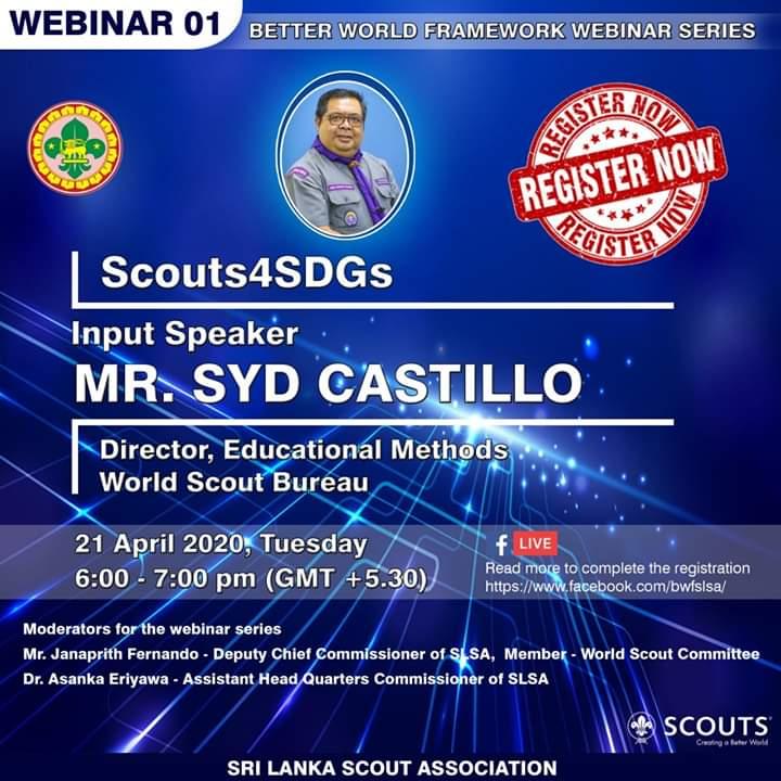 Scouts4SDGs - Better World Framework Webinar series (Webinar No- 01)