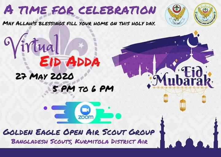 Virtual Eid Adda Golden Eagle Open Air Scout Group 