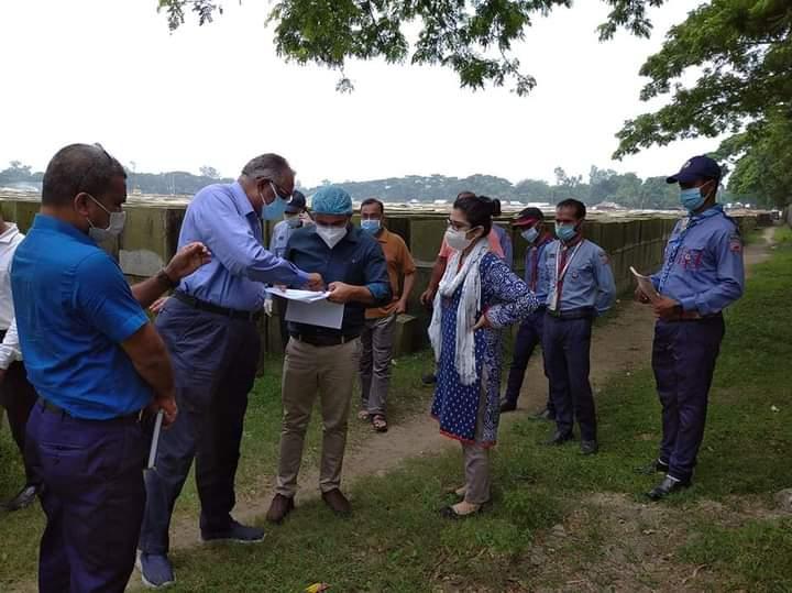 জাতীয় স্কাউট প্রশিক্ষণ কেন্দ্র" সিরাজগন্জ এর মাঠ পরিদর্শন