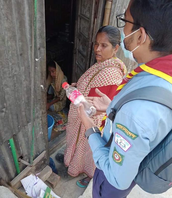প্লাস্টিক টাইড টার্নার চ্যালেঞ্জ ব্যাজ প্রারম্ভিক পর্যায় সমাজ উন্নয়ন 