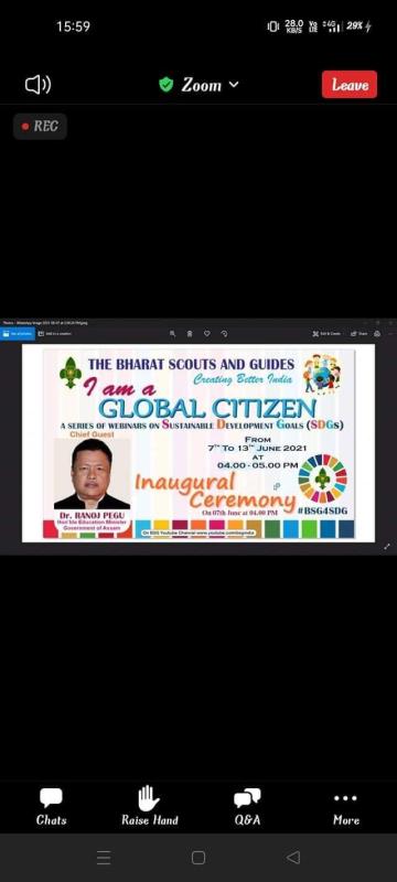 Webinar on I am a global citizen 
