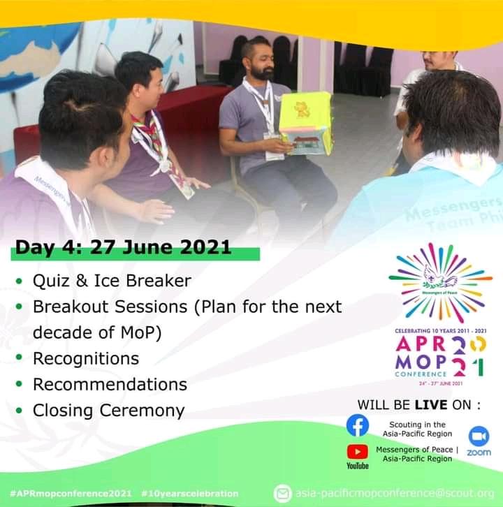 Asia Pacific region messenger of peace day 4