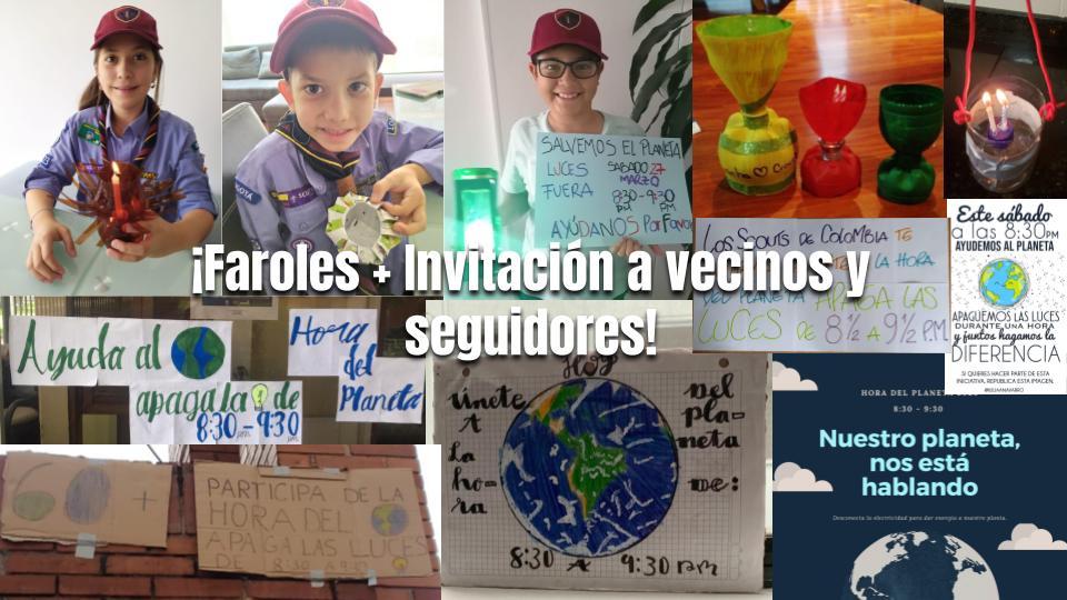 Hora del Planeta - Scouts de Colombia - Grupo Scout  123 Ávalon 