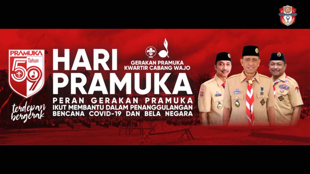 Gerakan Pramuka Kwartir Cabang Wajo Siap Gelar Kegiatan Hari Pramuka Tahun 2020