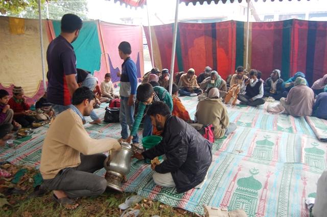 Scouts doing Peace Activity