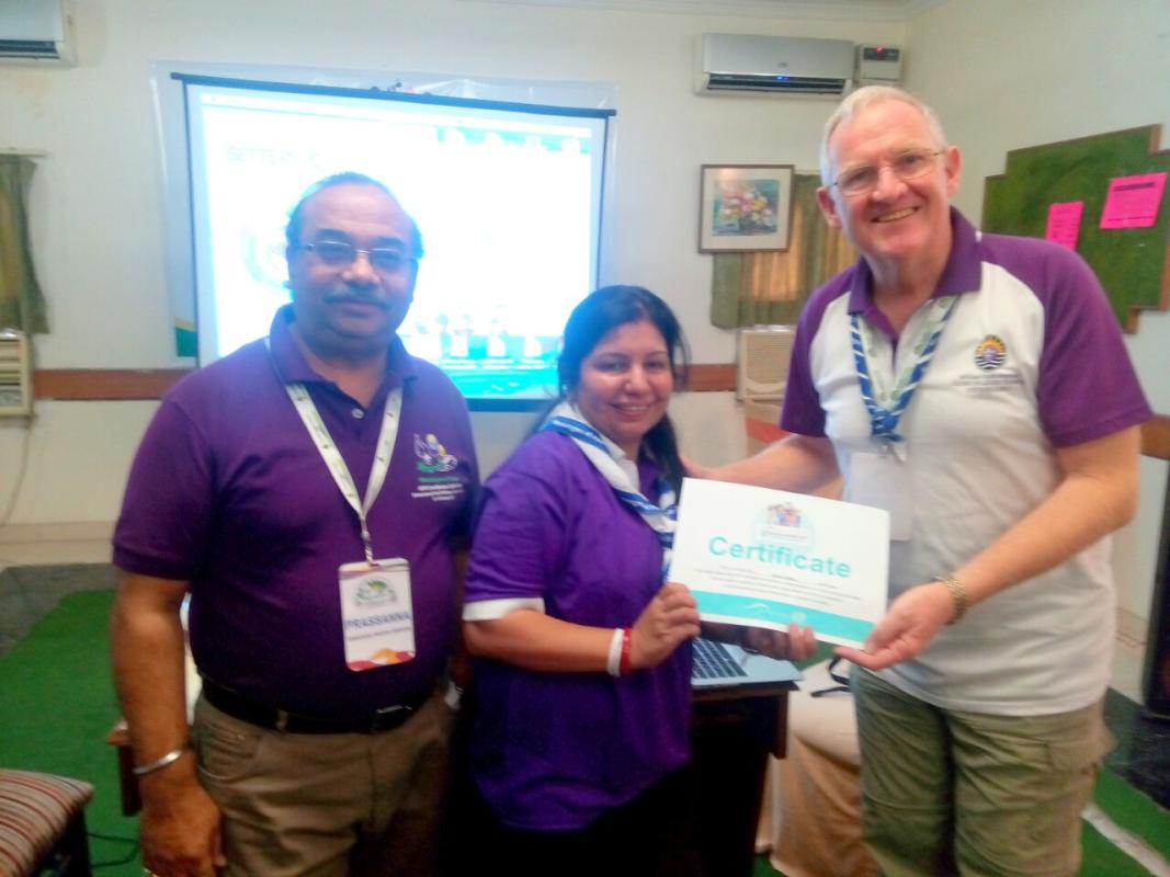 Receiving international certificatutr  