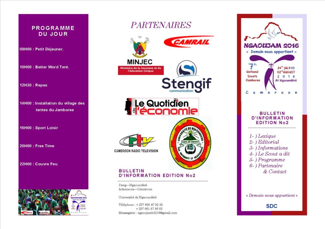 Bulletin d'Information Ngaoujamb 2016 N°02