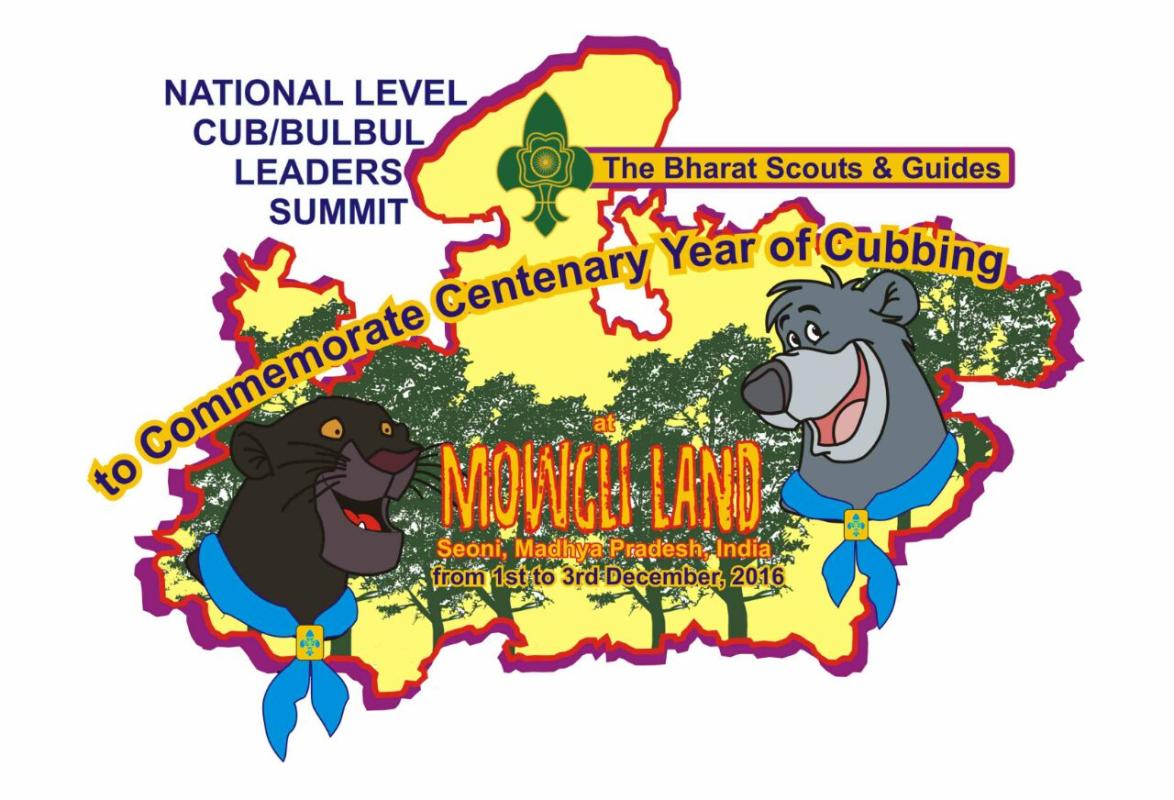 National level Cub - Bulbul Leaders Summit at MOWGLI - LAND Seoni ( MP)@ 100 years of cub scouting