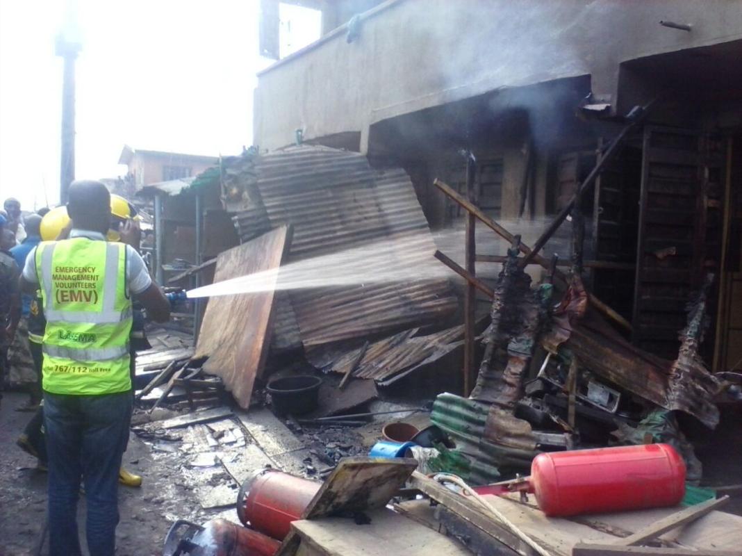 SOMOLU SCOUT DIVISION, RESCUES FIRE DISASTER ON WORLD THINKING DAY  