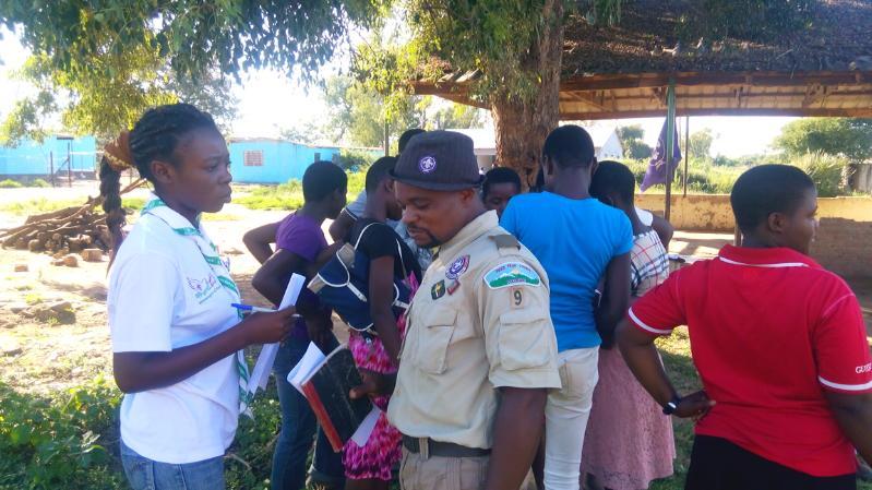 FIRST REFUGEE CAMP SCOUT GROUP IN ZIMBABWE
