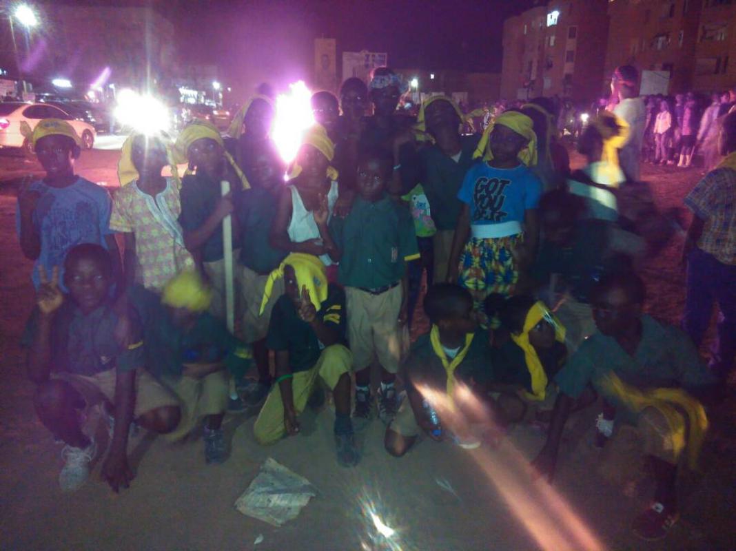 Retraite aux flambeaux secteur douala 5eme