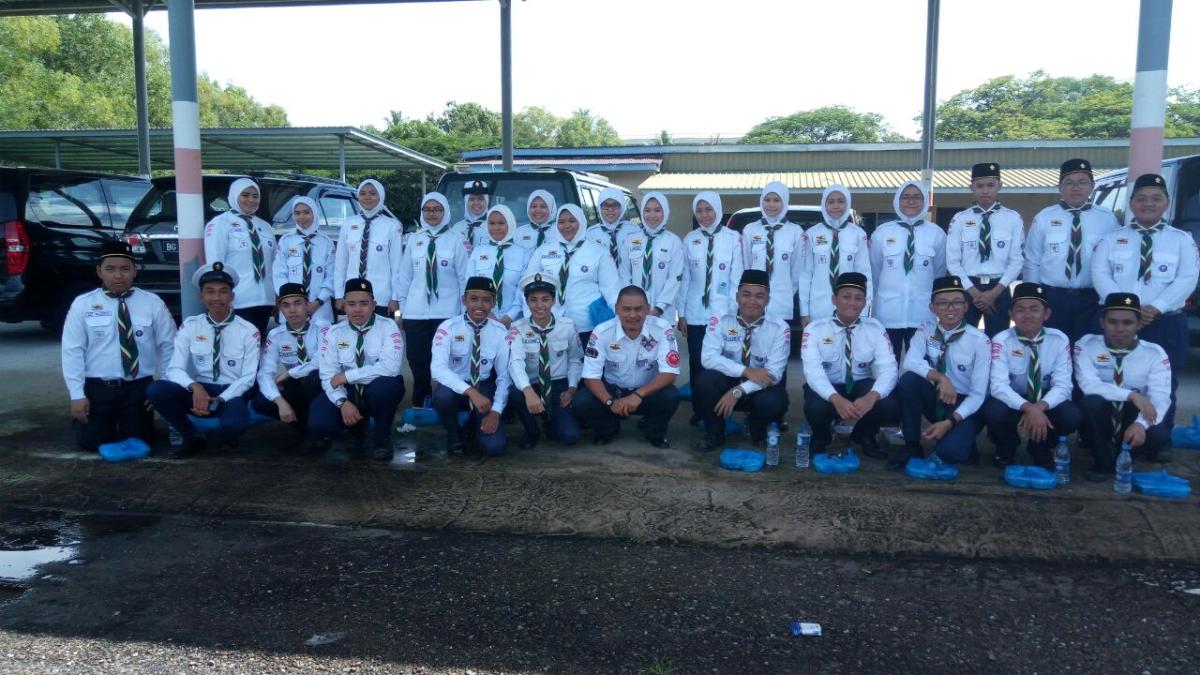 Mighty seascout troop 1005 during Sultan of Brunei Birthday celebration