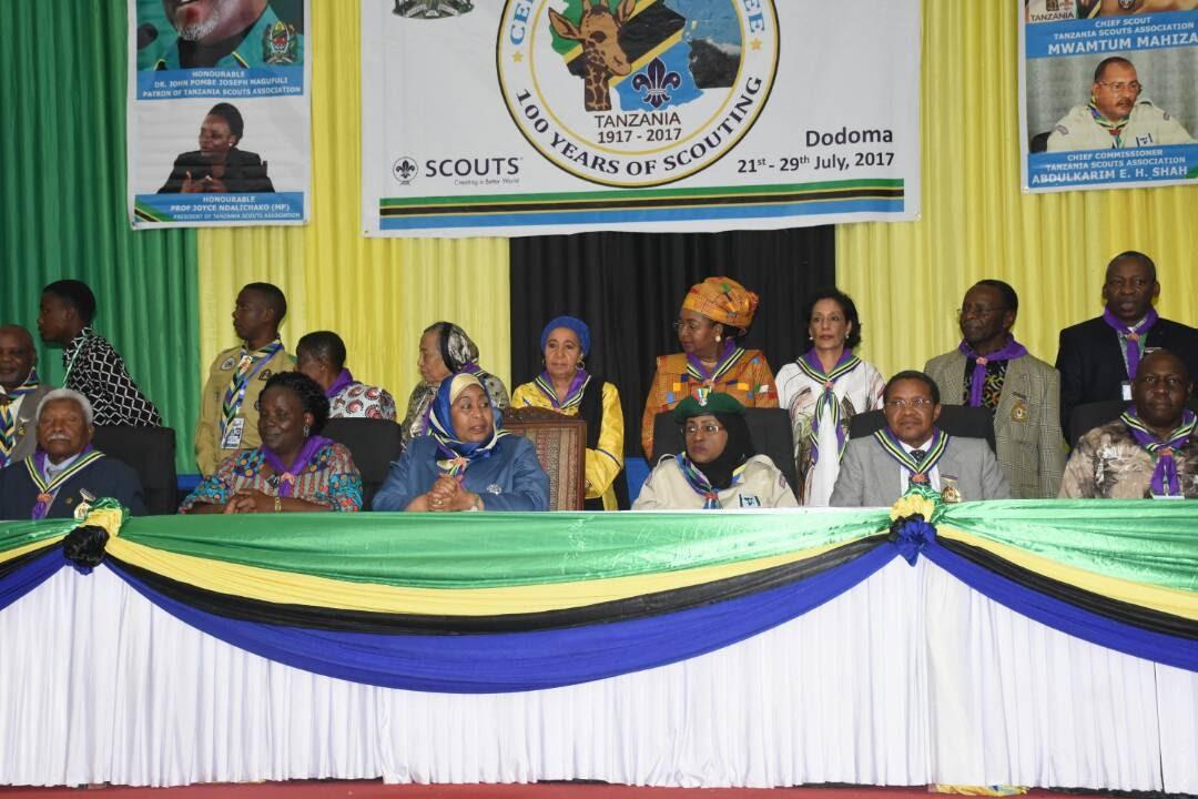 WAGENI WAALIKWA KATIKA 100 YA SKAUTI TANZANIA