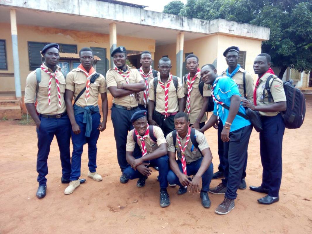 fin de formation des chefs d'unités du week-end et depart routier