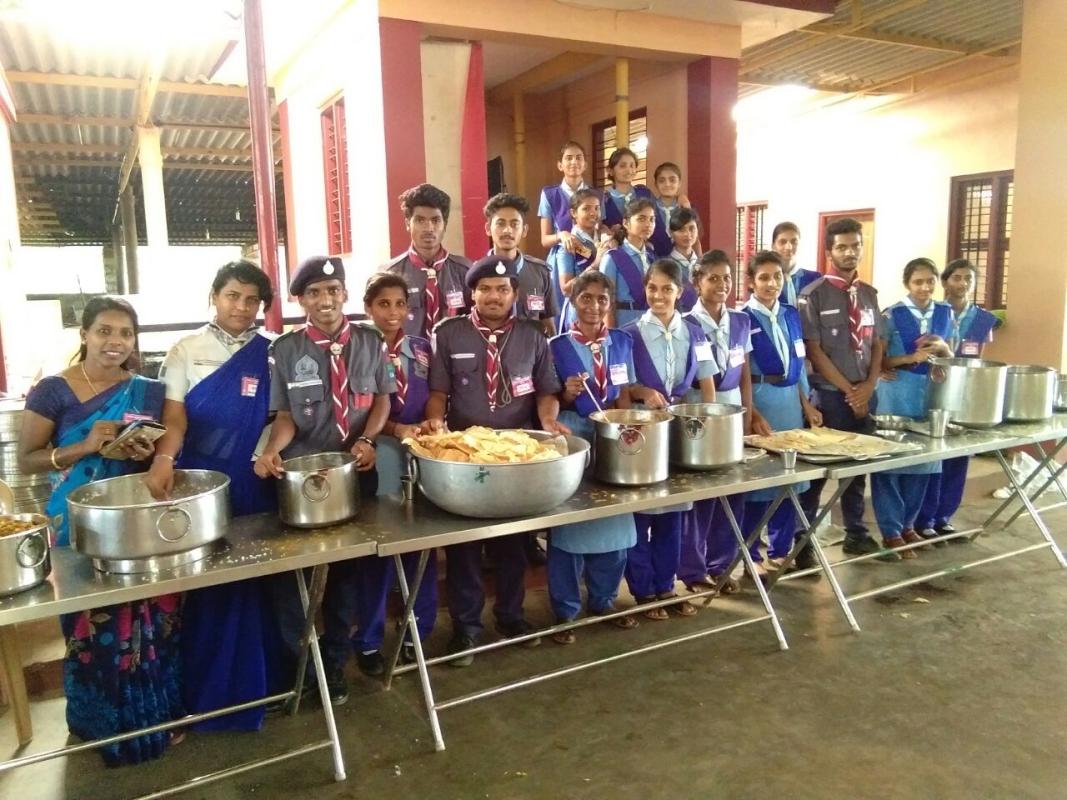 Service in Janardhana Swami Temple